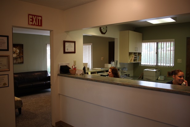 Office reception area at Patrick P. Cheng, DDS, Inc. in Fullerton CA